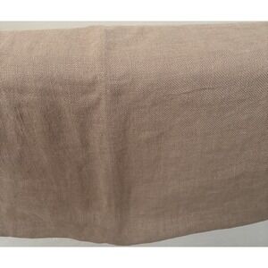 Donna Karan  EURO Pillow Sham tan LINEN new 26x26